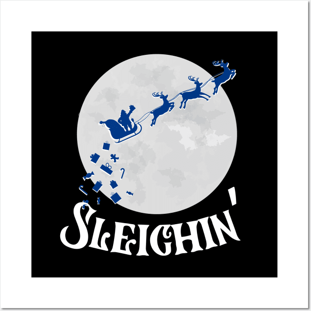 Sleighin' Wall Art by Random Prints